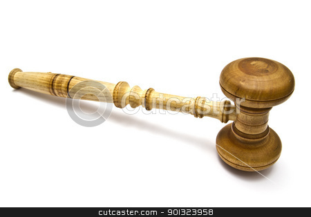 To use this stock image in your creative project, please select the size you need over to the right and click the "Add to Cart" button.
Your downloaded image will come with the Cutcaster watermark removed so don’t worry about the watermark you see on this page. Wood gavel stock photo, A gavel isolated on white background
by Sasas Design