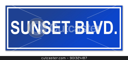 To use this stock image in your creative project, please select the size you need over to the right and click the "Add to Cart" button.
Your downloaded image will come with the Cutcaster watermark removed so don’t worry about the watermark you see on this page. Sunset Boulevard street sign stock photo, Sunset Boulevard street sign isolated on white background, Los Angeles, California, U.S.A. by Martin Crowdy