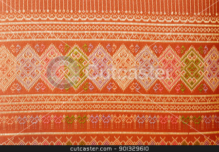 To use this stock image in your creative project, please select the size you need over to the right and click the "Add to Cart" button.
Your downloaded image will come with the Cutcaster watermark removed so don’t worry about the watermark you see on this page. Thai fabric pattern and texture stock photo, Thai fabric pattern and texture by kowit sitthi