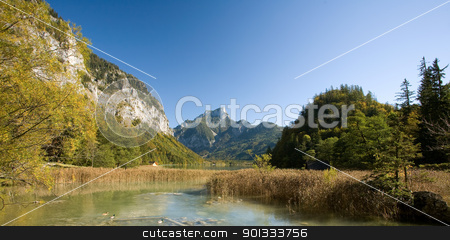 To use this stock image in your creative project, please select the size you need over to the right and click the "Add to Cart" button.
Your downloaded image will come with the Cutcaster watermark removed so don’t worry about the watermark you see on this page. Beautiful autumn landscape in the Alps. stock photo, Beautiful autumn landscape in the Austrian Alps. by exvivo