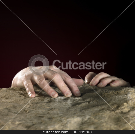 To use this stock image in your creative project, please select the size you need over to the right and click the "Add to Cart" button.
Your downloaded image will come with the Cutcaster watermark removed so don’t worry about the watermark you see on this page. hands on stone surface stock photo, handsclutching on a rough stone in dark back by prill