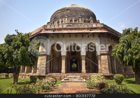 To use this stock image in your creative project, please select the size you need over to the right and click the "Add to Cart" button.
Your downloaded image will come with the Cutcaster watermark removed so don’t worry about the watermark you see on this page. Sikandar Lodi Tomb Gardens New Delhi India stock photo, Large Ancient Dome Sikandar Lodi Tomb Lodi Gardens New Delhi India by William Perry