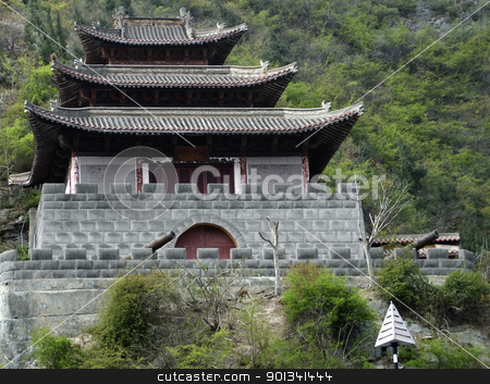To use this stock image in your creative project, please select the size you need over to the right and click the "Add to Cart" button.
Your downloaded image will come with the Cutcaster watermark removed so don’t worry about the watermark you see on this page. historic fortified building stock photo, historic fortified building near Yangtze River in China by prill