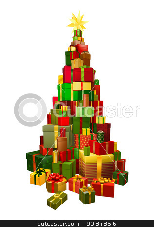 To use this stock image in your creative project, please select the size you need over to the right and click the "Add to Cart" button.
Your downloaded image will come with the Cutcaster watermark removed so don’t worry about the watermark you see on this page. Gifts in Chritsmas tree shape illustration stock vector clipart, Pile of presents or gifts stacked in the shape of a Christmas tree by Christos Georghiou