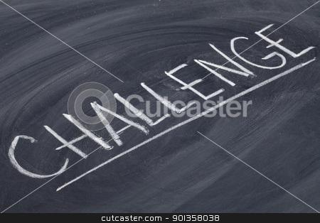 To use this stock image in your creative project, please select the size you need over to the right and click the "Add to Cart" button.
Your downloaded image will come with the Cutcaster watermark removed so don’t worry about the watermark you see on this page. challenge word on blackboard stock photo, challenge word in white chalk handwriting on blackboard by Marek Uliasz