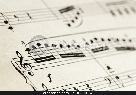To use this stock image in your creative project, please select the size you need over to the right and click the "Add to Cart" button.
Your downloaded image will come with the Cutcaster watermark removed so don’t worry about the watermark you see on this page. sheet music abstract stock photo, sheet music abstract on vintage paper, selective focus on treble clef by Marek Uliasz
