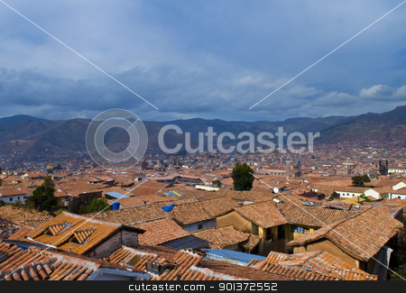To use this stock image in your creative project, please select the size you need over to the right and click the "Add to Cart" button.
Your downloaded image will come with the Cutcaster watermark removed so don’t worry about the watermark you see on this page. Cusco cityscape stock photo, View of the Peruvian city of Cusco the former capital of the Incan empire and