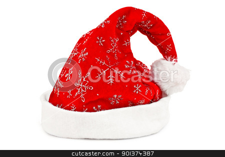 To use this stock image in your creative project, please select the size you need over to the right and click the "Add to Cart" button.
Your downloaded image will come with the Cutcaster watermark removed so don’t worry about the watermark you see on this page. Christmas cap stock photo, Red cap with a pattern of silver snowflakes, white fuzzy fringe and a white fur brush isolated on white background by rezkrr