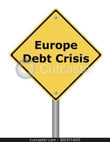To use this stock image in your creative project, please select the size you need over to the right and click the "Add to Cart" button.
Your downloaded image will come with the Cutcaster watermark removed so don’t worry about the watermark you see on this page. Warning Sign Europe Debt Crisis stock photo, Yellow warning sign on white background with the text Europe Debt Crisis by Henrik Lehnerer