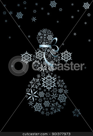 To use this stock image in your creative project, please select the size you need over to the right and click the "Add to Cart" button.
Your downloaded image will come with the Cutcaster watermark removed so don’t worry about the watermark you see on this page. snowman made from silver snowflakes stock vector clipart, Stylized snowman made from silver snowflakes (vector) by orson