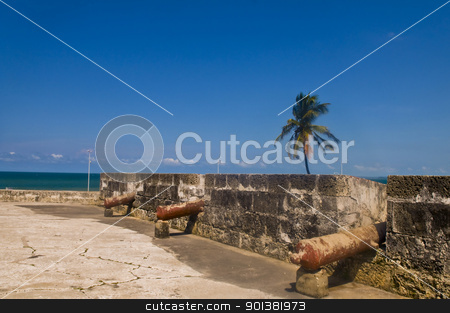 To use this stock image in your creative project, please select the size you need over to the right and click the "Add to Cart" button.
Your downloaded image will come with the Cutcaster watermark removed so don’t worry about the watermark you see on this page. San Felipe de Barajas castle stock photo, San Felipe de Barajas casle in