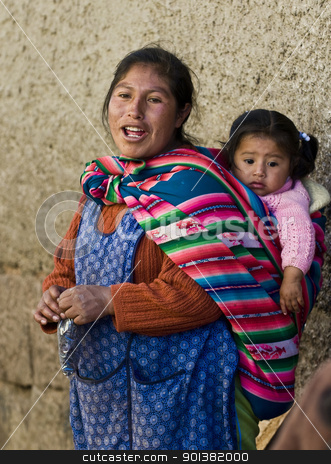 To use this stock image in your creative project, please select the size you need over to the right and click the "Add to Cart" button.
Your downloaded image will come with the Cutcaster watermark removed so don’t worry about the watermark you see on this page. Peruvian mother stock photo, Cusco , Peru - May 28 2011 : Peruvian woman with here child in a market in Cusco Peru by Kobby Dagan