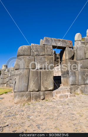 To use this stock image in your creative project, please select the size you need over to the right and click the "Add to Cart" button.
Your downloaded image will come with the Cutcaster watermark removed so don’t worry about the watermark you see on this page. Sacsayhuaman , Peru stock photo, Ancient Sacsayhuaman , Incan ruins outside of Cusco Peru by Kobby Dagan
