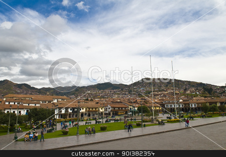 To use this stock image in your creative project, please select the size you need over to the right and click the "Add to Cart" button.
Your downloaded image will come with the Cutcaster watermark removed so don’t worry about the watermark you see on this page. Cusco stock photo, The