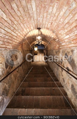 To use this stock image in your creative project, please select the size you need over to the right and click the "Add to Cart" button.
Your downloaded image will come with the Cutcaster watermark removed so don’t worry about the watermark you see on this page. Brick Stairs stock photo, Brick stairs going into a cellar by Kevin Tietz