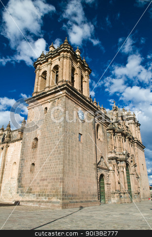 To use this stock image in your creative project, please select the size you need over to the right and click the "Add to Cart" button.
Your downloaded image will come with the Cutcaster watermark removed so don’t worry about the watermark you see on this page. Cusco Cathedral stock photo, The cathadral in