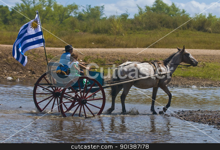 To use this stock image in your creative project, please select the size you need over to the right and click the "Add to Cart" button.
Your downloaded image will come with the Cutcaster watermark removed so don’t worry about the watermark you see on this page. Gaucho festival stock photo, TACUAREMBO, URUGUAY - MAR 5 : Participants in the annual festival