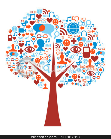 To use this stock image in your creative project, please select the size you need over to the right and click the "Add to Cart" button.
Your downloaded image will come with the Cutcaster watermark removed so don’t worry about the watermark you see on this page. Social media icons set tree composition stock vector clipart, Social media icons set in tree shape composition by Cienpies Design