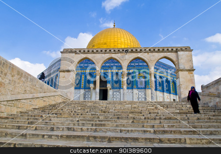 To use this stock image in your creative project, please select the size you need over to the right and click the "Add to Cart" button.
Your downloaded image will come with the Cutcaster watermark removed so don’t worry about the watermark you see on this page. Dome of the rock stock photo, JERUSALEM - NOV 03 : Palestinian woman near the