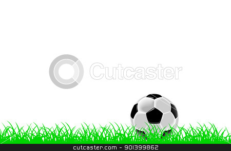 To use this stock image in your creative project, please select the size you need over to the right and click the "Add to Cart" button.
Your downloaded image will come with the Cutcaster watermark removed so don’t worry about the watermark you see on this page. Black and white soccer ball or football on grass stock photo, Black and white soccer ball or football on green grass, white background by Harry Huber