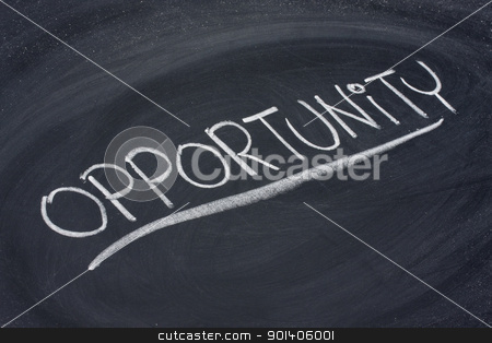 To use this stock image in your creative project, please select the size you need over to the right and click the "Add to Cart" button.
Your downloaded image will come with the Cutcaster watermark removed so don’t worry about the watermark you see on this page. opportunity, word on blackboard stock photo, opportunity, word in white chalk handwriting on blackboard by Marek Uliasz