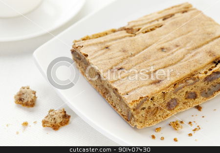 To use this stock image in your creative project, please select the size you need over to the right and click the "Add to Cart" button.
Your downloaded image will come with the Cutcaster watermark removed so don’t worry about the watermark you see on this page. home made gluten free bread stock photo, a piece and crumbs of home made gluten free bread using coconut, millet and brown rice flours, rice and outs bran, walnuts and raisins - white plate and tablecloth by Marek Uliasz