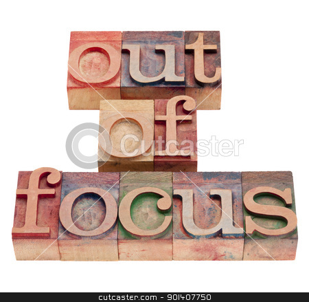 To use this stock image in your creative project, please select the size you need over to the right and click the "Add to Cart" button.
Your downloaded image will come with the Cutcaster watermark removed so don’t worry about the watermark you see on this page. out of focus in letterpress type stock photo, out of focus - isolated phrase in vintage wood letterpress printing blocks by Marek Uliasz