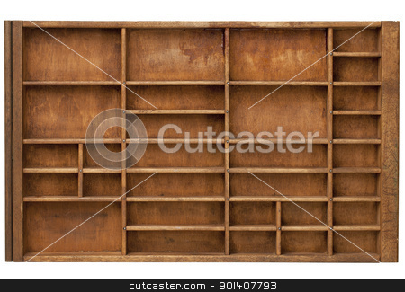 To use this stock image in your creative project, please select the size you need over to the right and click the "Add to Cart" button.
Your downloaded image will come with the Cutcaster watermark removed so don’t worry about the watermark you see on this page. vintage printer drawer stock photo, vintage wood printer (typesetter) drawer with numerous dividers, isolated on white by Marek Uliasz