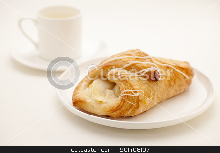 To use this stock image in your creative project, please select the size you need over to the right and click the "Add to Cart" button.
Your downloaded image will come with the Cutcaster watermark removed so don’t worry about the watermark you see on this page. apple croissant pastry stock photo, apple croissant pastry on white plate with a cup of espresso coffee in background by Marek Uliasz