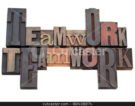 To use this stock image in your creative project, please select the size you need over to the right and click the "Add to Cart" button.
Your downloaded image will come with the Cutcaster watermark removed so don’t worry about the watermark you see on this page. teamwork - word abstract in letterpress stock photo, teamwork - isolated word abstract in vintage wood letterpress printing blocks by Marek Uliasz