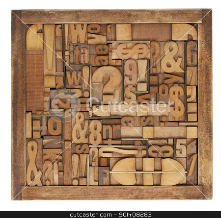 To use this stock image in your creative project, please select the size you need over to the right and click the "Add to Cart" button.
Your downloaded image will come with the Cutcaster watermark removed so don’t worry about the watermark you see on this page. letterpress printing blocks abstract stock photo, box of vintage wood printing blocks - letters, numbers, symbols, punctuation marks, brass inserts by Marek Uliasz