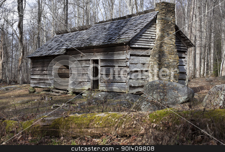 To use this stock image in your creative project, please select the size you need over to the right and click the "Add to Cart" button.
Your downloaded image will come with the Cutcaster watermark removed so don’t worry about the watermark you see on this page. Historic house in Smoky Mountains stock photo, Historic house in Great Smoky Mountains National Park by Henryk Sadura