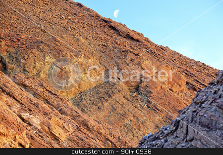 To use this stock image in your creative project, please select the size you need over to the right and click the "Add to Cart" button.
Your downloaded image will come with the Cutcaster watermark removed so don’t worry about the watermark you see on this page. Golden Canyon Wall Moon Death Valley National Park California stock photo, Golden Canyon Wall Moon Death Valley National Park California by William Perry