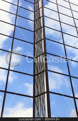 To use this stock image in your creative project, please select the size you need over to the right and click the "Add to Cart" button.
Your downloaded image will come with the Cutcaster watermark removed so don’t worry about the watermark you see on this page. stern reflecting facade stock photo, Stern facade reflecting clouds and blue sky by anton havelaar