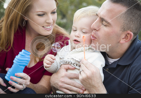 To use this stock image in your creative project, please select the size you need over to the right and click the "Add to Cart" button.
Your downloaded image will come with the Cutcaster watermark removed so don’t worry about the watermark you see on this page. Young Parents Blowing Bubbles with their Child Boy in Park stock photo, Attractive Young Parents Having Fun Blowing Bubbles with their Child Boy in the Park. by Andy Dean