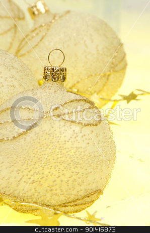 To use this stock image in your creative project, please select the size you need over to the right and click the "Add to Cart" button.
Your downloaded image will come with the Cutcaster watermark removed so don’t worry about the watermark you see on this page. Christmas ball baubles stock photo, Christmas ball baubles with silver and gold decoration. by Homydesign