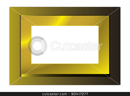 To use this stock image in your creative project, please select the size you need over to the right and click the "Add to Cart" button.
Your downloaded image will come with the Cutcaster watermark removed so don’t worry about the watermark you see on this page. Gold photo frame stock vector clipart, Gold metal frame with space for your own photograph by Michael Travers