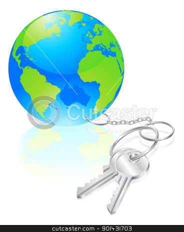 To use this stock image in your creative project, please select the size you need over to the right and click the "Add to Cart" button.
Your downloaded image will come with the Cutcaster watermark removed so don’t worry about the watermark you see on this page. Keys to the world concept stock vector clipart, Keys to the world concept, metaphor for opportunity or success by Christos Georghiou