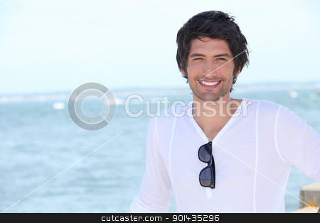 To use this stock image in your creative project, please select the size you need over to the right and click the "Add to Cart" button.
Your downloaded image will come with the Cutcaster watermark removed so don’t worry about the watermark you see on this page. Young man by the sea stock photo, Young man by the sea by photography33
