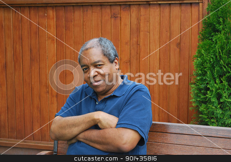 To use this stock image in your creative project, please select the size you need over to the right and click the "Add to Cart" button.
Your downloaded image will come with the Cutcaster watermark removed so don’t worry about the watermark you see on this page. African american male. stock photo, African american male relaxing outside. by OSCAR Williams