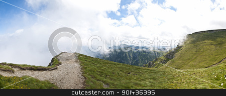 To use this stock image in your creative project, please select the size you need over to the right and click the "Add to Cart" button.
Your downloaded image will come with the Cutcaster watermark removed so don’t worry about the watermark you see on this page. Panorama background in Carpathians. Beautiful mountains and land stock photo, Panorama background in Carpathians. Beautiful mountains and landscape in Romania. by mozzyb