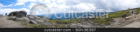 To use this stock image in your creative project, please select the size you need over to the right and click the "Add to Cart" button.
Your downloaded image will come with the Cutcaster watermark removed so don’t worry about the watermark you see on this page. Panorama background in Carpathians. Beautiful mountains and land stock photo, Panorama background in Carpathians. Beautiful mountains and landscape in Romania. by mozzyb