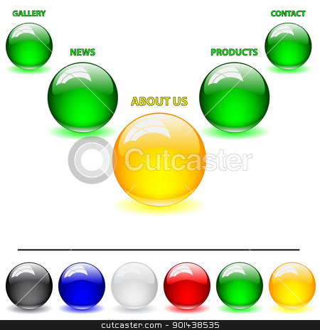 To use this stock image in your creative project, please select the size you need over to the right and click the "Add to Cart" button.
Your downloaded image will come with the Cutcaster watermark removed so don’t worry about the watermark you see on this page. Set of vector clean glossy ball. Abstract background. stock vector clipart, Set of vector clean glossy ball. Abstract background. by mozzyb