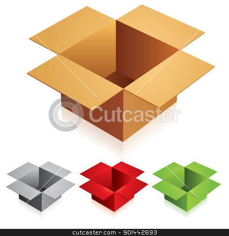 To use this stock image in your creative project, please select the size you need over to the right and click the "Add to Cart" button.
Your downloaded image will come with the Cutcaster watermark removed so don’t worry about the watermark you see on this page. Opened box stock photo, Vector illustration of opened box on white background by dvarg