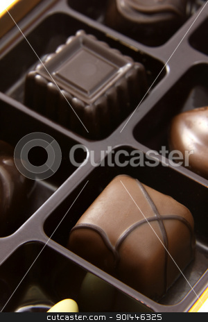To use this stock image in your creative project, please select the size you need over to the right and click the "Add to Cart" button.
Your downloaded image will come with the Cutcaster watermark removed so don’t worry about the watermark you see on this page. Chocolate Square Truffles stock photo, A closeup of a box of chocolate truffles.
by Chris Hill