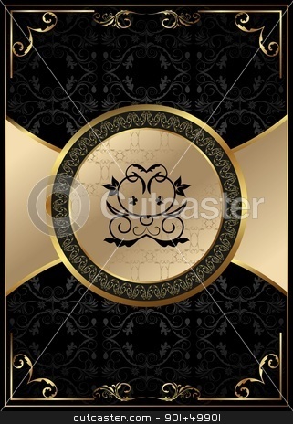To use this stock image in your creative project, please select the size you need over to the right and click the "Add to Cart" button.
Your downloaded image will come with the Cutcaster watermark removed so don’t worry about the watermark you see on this page. ornate background with golden luxury framed label stock vector clipart, Illustration ornate background with golden luxury framed label - vector by -=Mad Dog=-