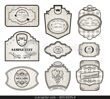 To use this stock image in your creative project, please select the size you need over to the right and click the "Add to Cart" button.
Your downloaded image will come with the Cutcaster watermark removed so don’t worry about the watermark you see on this page. set retro variation vintage labels stock vector clipart, Illustration set retro variation vintage labels (4) - vector by -=Mad Dog=-