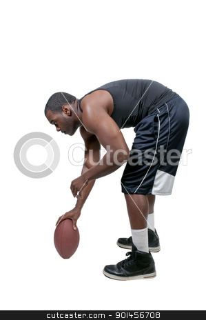 To use this stock image in your creative project, please select the size you need over to the right and click the "Add to Cart" button.
Your downloaded image will come with the Cutcaster watermark removed so don’t worry about the watermark you see on this page. Black Man Playing Football stock photo, Black African American man playing a game of football by Robert Byron