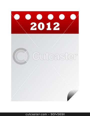 To use this stock image in your creative project, please select the size you need over to the right and click the "Add to Cart" button.
Your downloaded image will come with the Cutcaster watermark removed so don’t worry about the watermark you see on this page. 2012 Calendar stock photo, Front blank page of year 2012 calendar isolated on white background. by Martin Crowdy