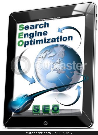To use this stock image in your creative project, please select the size you need over to the right and click the "Add to Cart" button.
Your downloaded image will come with the Cutcaster watermark removed so don’t worry about the watermark you see on this page. Tablet SEO - Search engine optimization stock photo, Tablet computer with the icons SEO, search engine optimization
by catalby